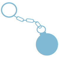 Addiction ball & chain